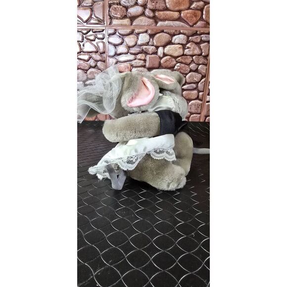 Vintage Dakin "Moustrimony" wedding plush set from 1986 - Picture 3 of 8